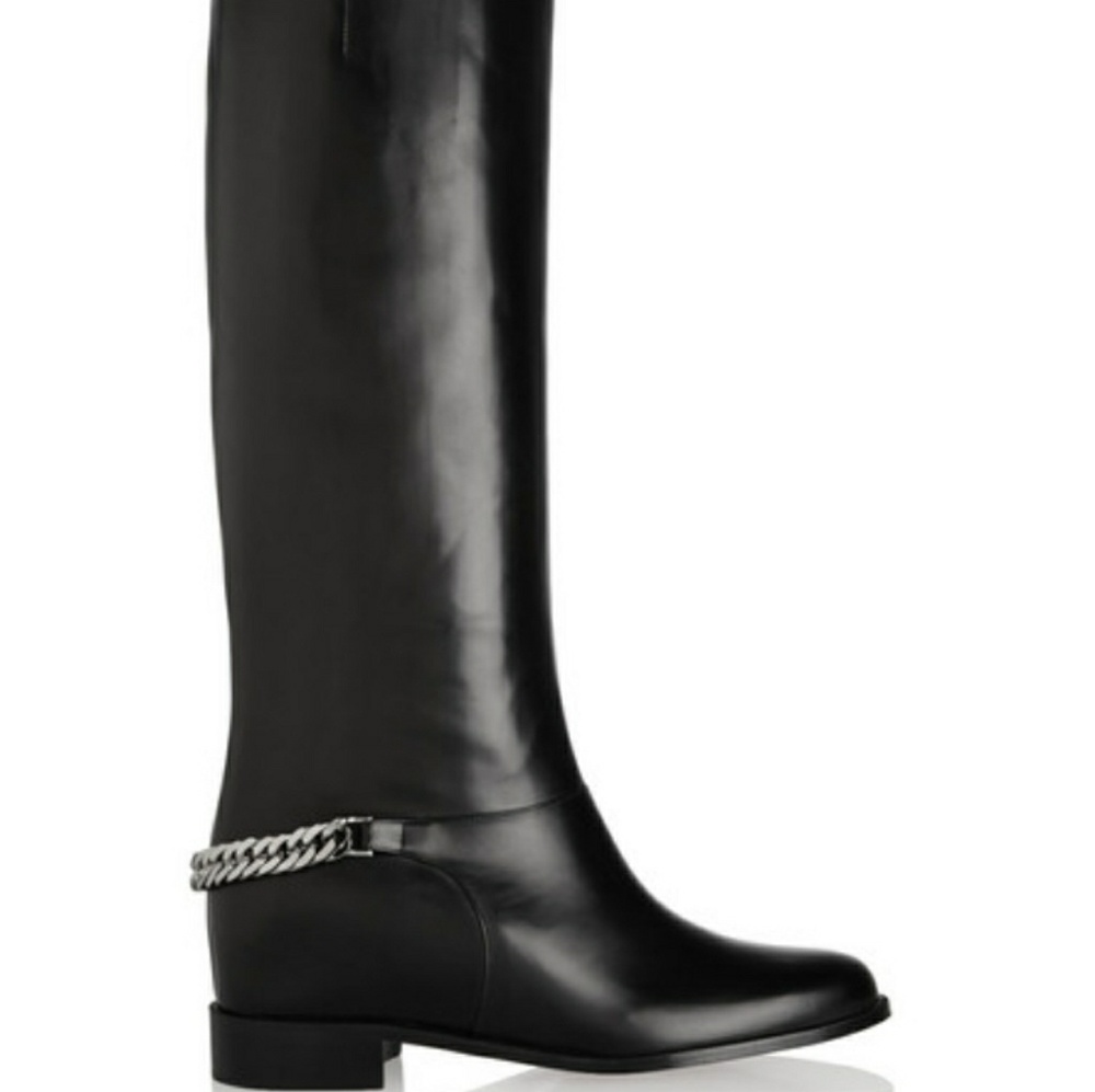 Christian louboutin leather riding boots